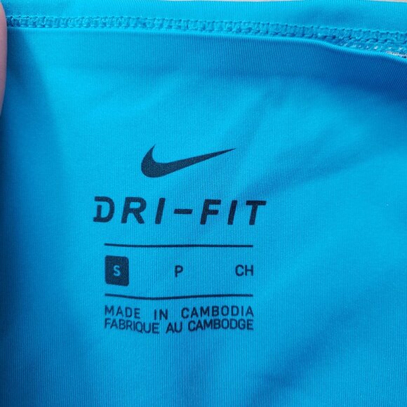 Nike Dri-Fit Boutique Bungee Training Tights Bright Blue Size Small Petite - Picture 6 of 10